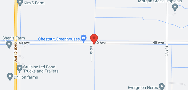 map of 18010 40 AVENUE